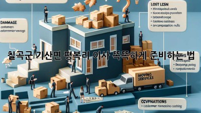 칠곡군 기산면 평복리 이사, 똑똑하게 준비하는 법 🏡🚚💨