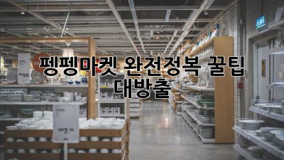 펭펭마켓 완전정복! 꿀팁 대방출 🐧💰